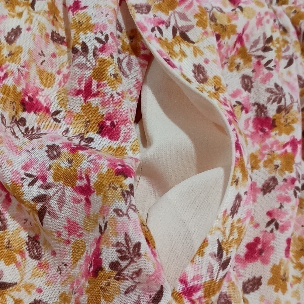 Torrid NWT Floral Elastic Waist Tea Length Skirt Size 2 equivalent to an 18-20 - Picture 10 of 12